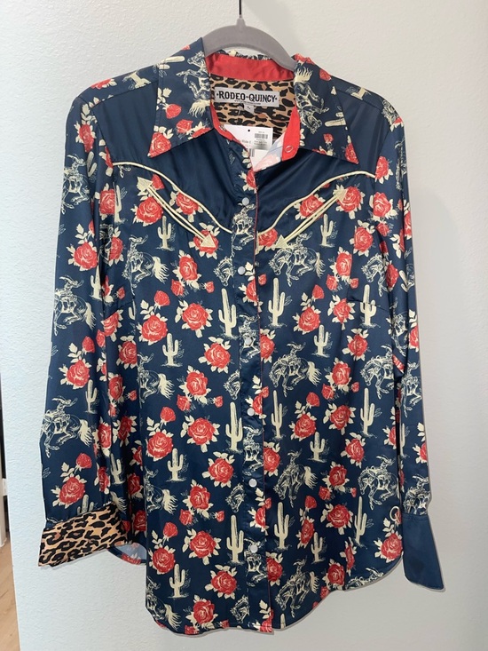 Rodeo Quincy Tops - Western pearl snap women’s shirt